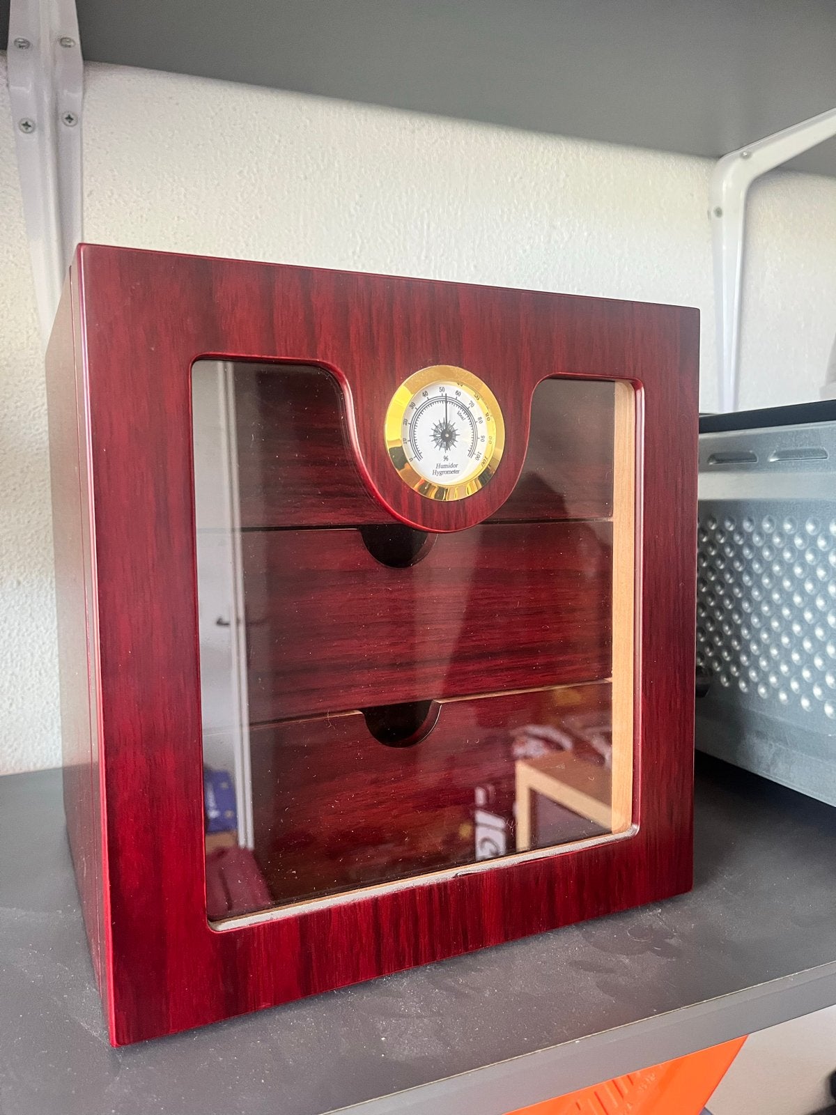 Humidor in goede staat, Ophalen of Verzenden, Gebruikt