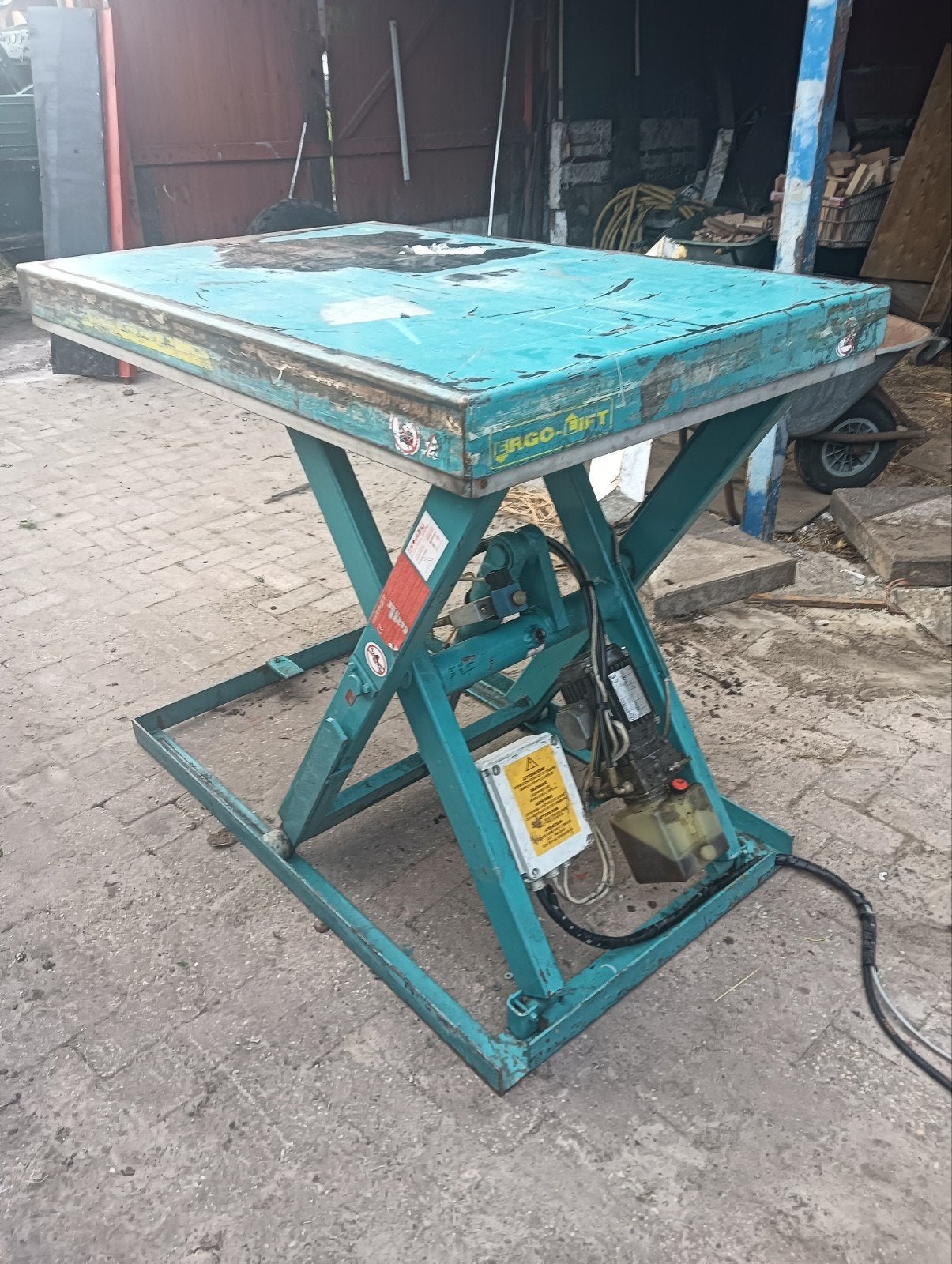 Heftafel - schaarlift - werkplaatslift - schaartafel, Ophalen of Verzenden, Gebruikt