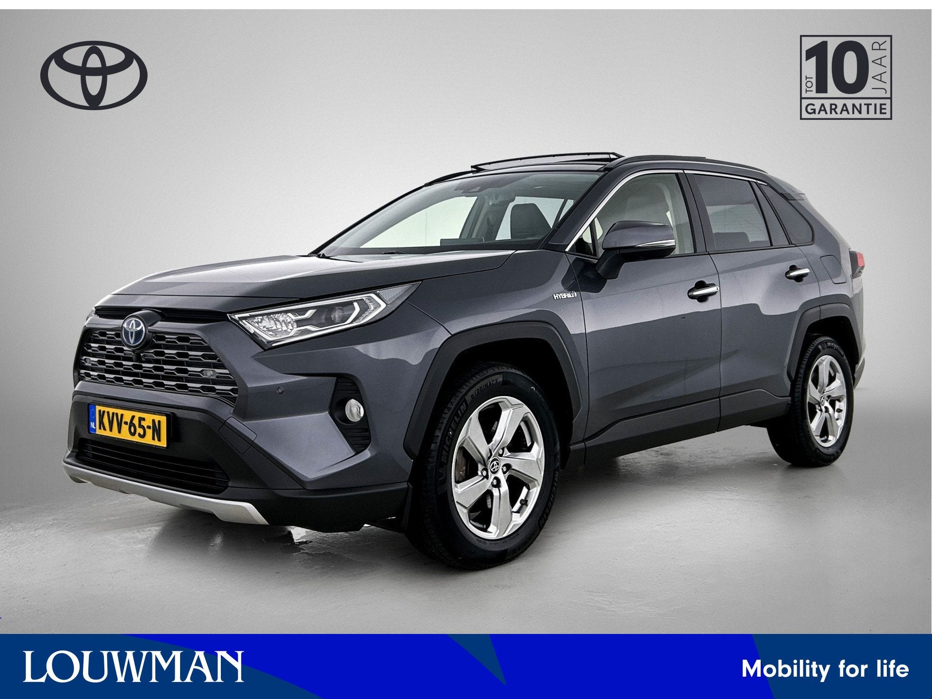Toyota RAV4 2.5 Hybrid AWD Executive | Panorama Schuif/kante, Automaat, Gebruikt, 4 cilinders, 1650 kg