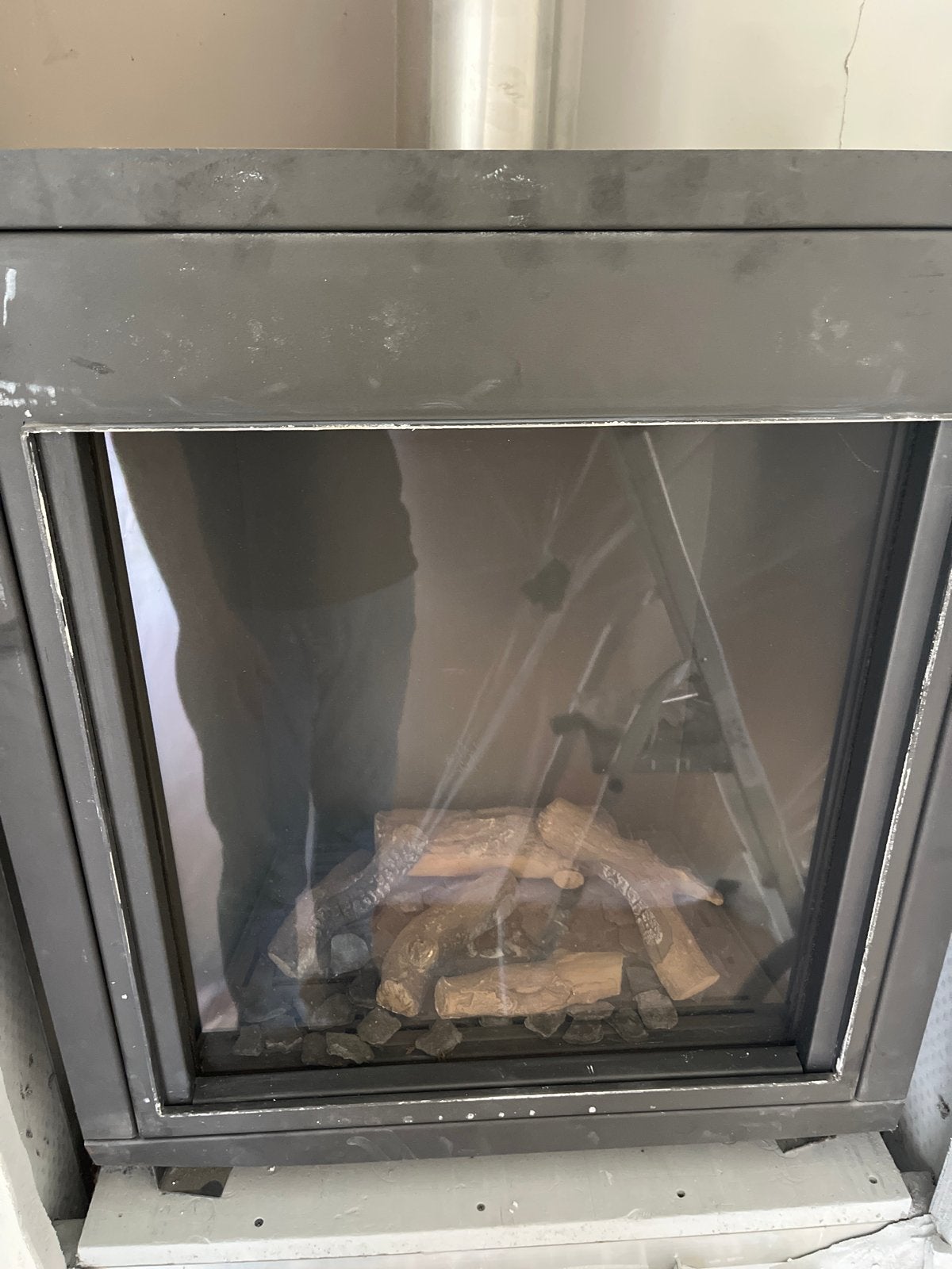 Bellfires Gashaard met afstandsbediening en handleiding, Ophalen, Gebruikt, Inbouwhaard, Gashaard