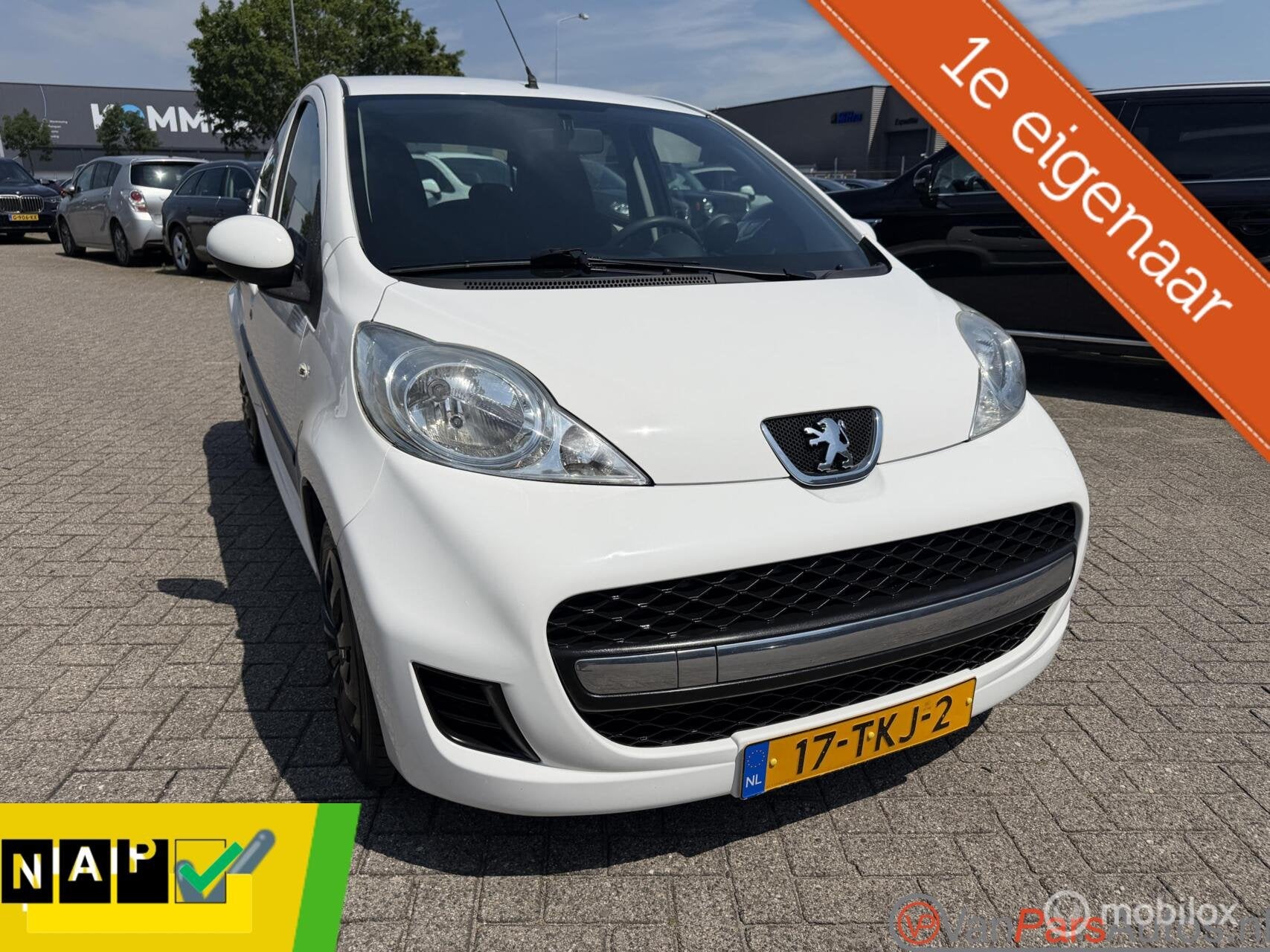 Peugeot 107 1.0-12V XS, 2012 5-deurs|1e Eigenaar|Airco|NAP, Voorwielaandrijving, Euro 5, Gebruikt, 4 stoelen