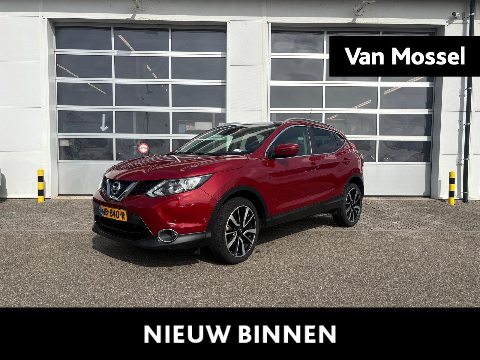 Nissan Qashqai 1.6 Tekna Panoramadak | stoelverwaming | navi, Auto's, Voorwielaandrijving, 12 maanden, 1618 cc, Gebruikt