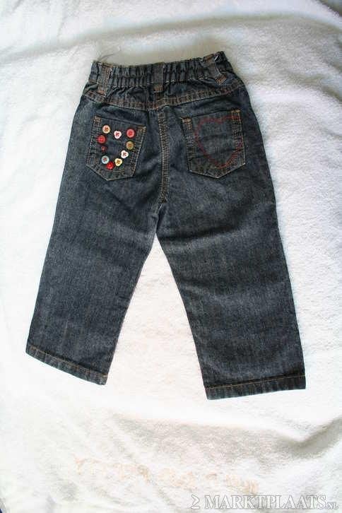 Babyclub spijkerbroekje, maat 80 (qwe, Kinderen en Baby's, Babykleding | Maat 80, Broekje, Meisje, Babyclub, Ophalen of Verzenden