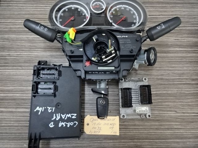ECU Opel Corsa D bj 2007 1.2 16v Z12XEP 5versnelling complet, Gebruikt, -, Opel, Ophalen of Verzenden