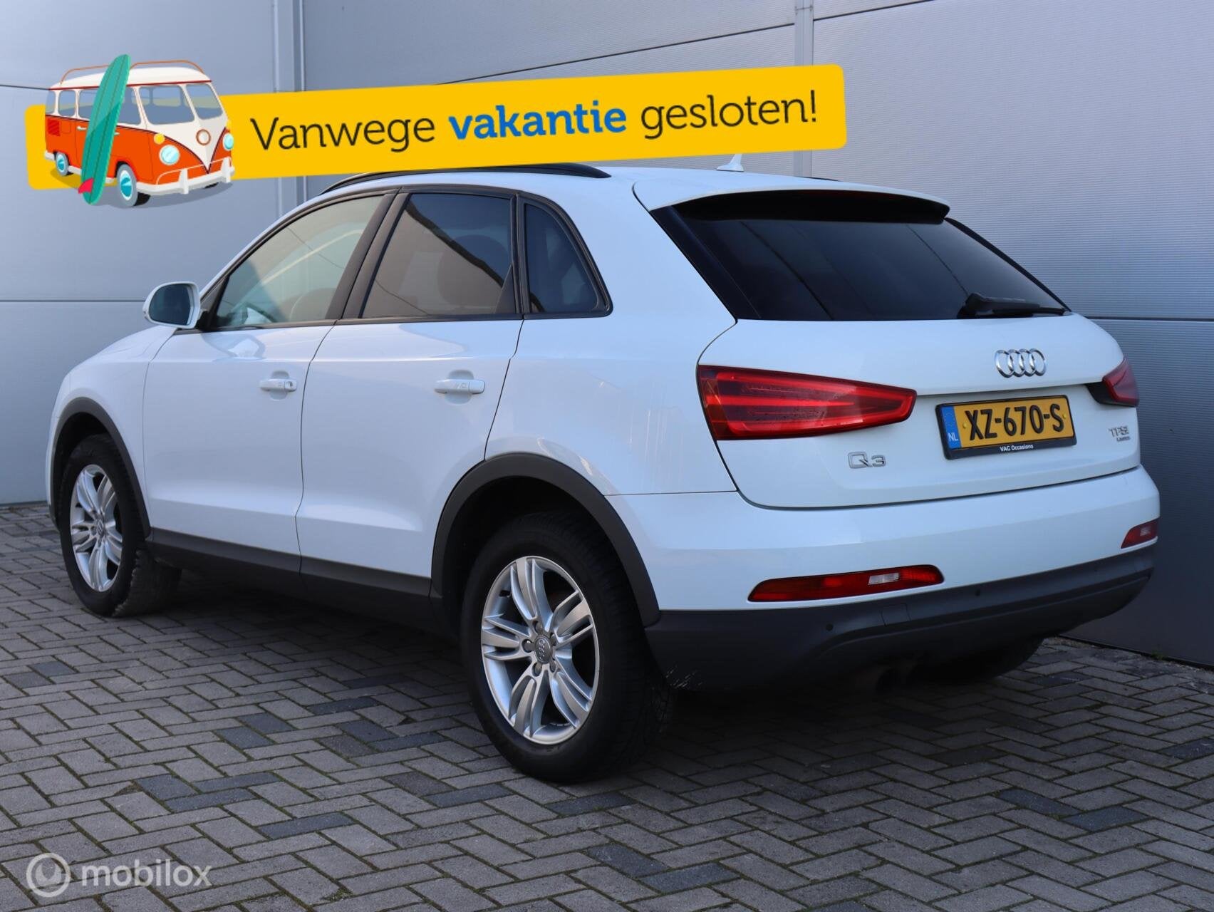 Audi Q3 2.0 TFSI quattro Clima Cruise Xenon PDC LED Navi, Auto's, Euro 5, 4 cilinders, 1984 cc, Wit