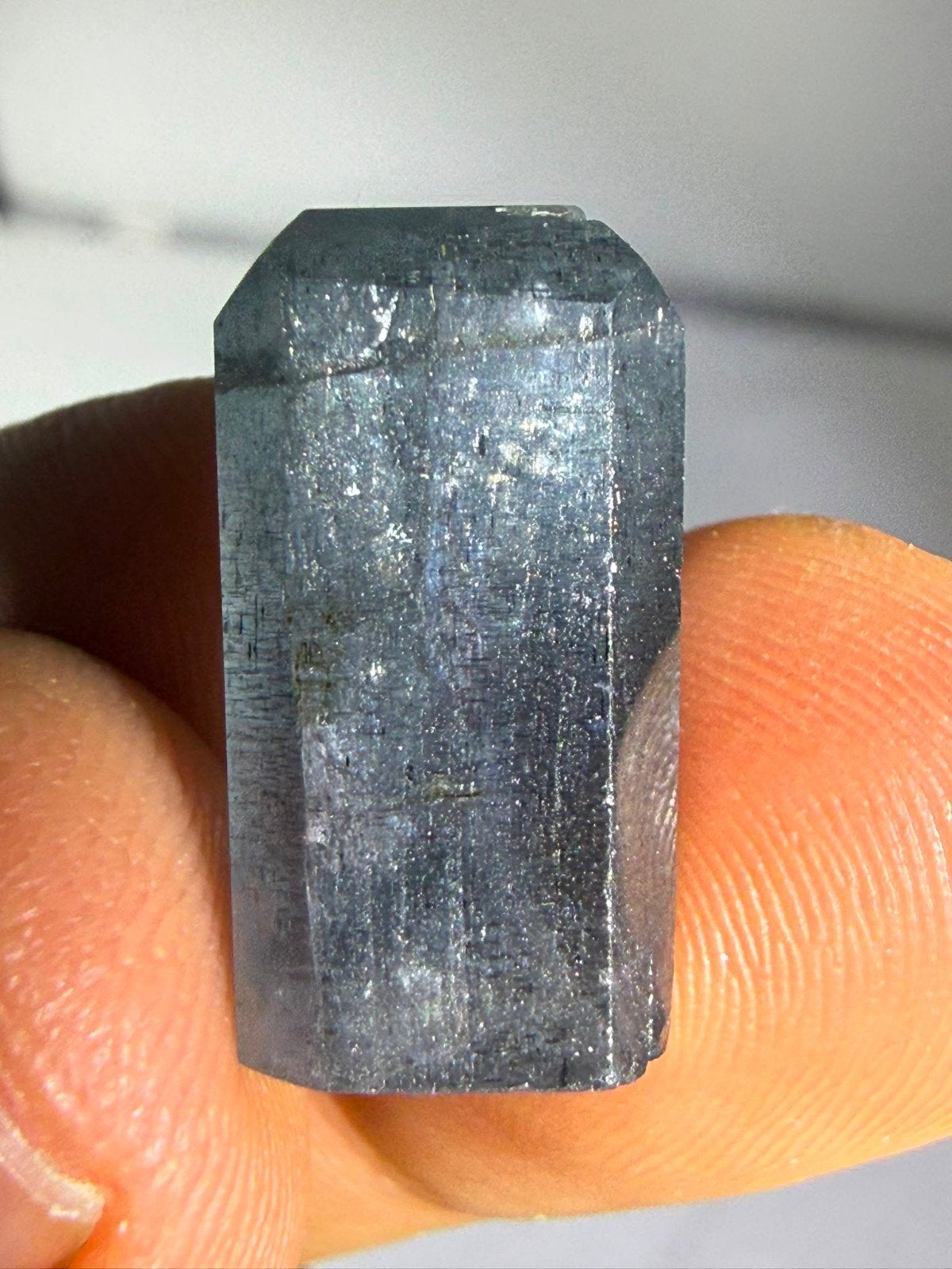 Aquamarijn gefacetteerd topkleur N713 - 4g 20mm 11x9mm, Csj, Nieuw, Ophalen of Verzenden, Csj
