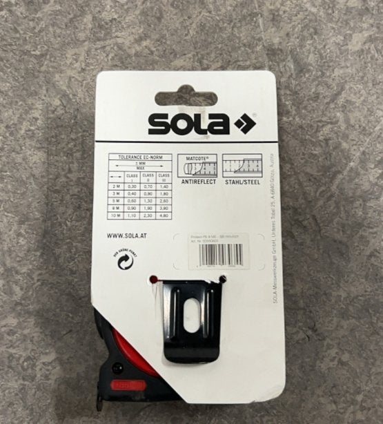 SOLA Rolmaat Protect PE 8M – Nieuw - 12x, Doe-het-zelf en Verbouw, Gereedschap | Handgereedschap, Sola, Overige merken, Nieuw