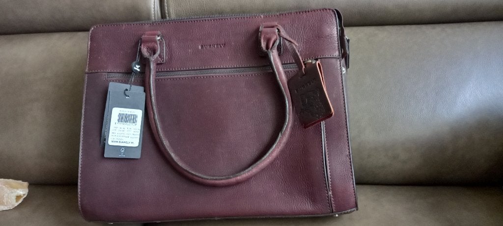 Burkely leren tas, Ophalen of Verzenden, Nieuw, Bruin, Shopper