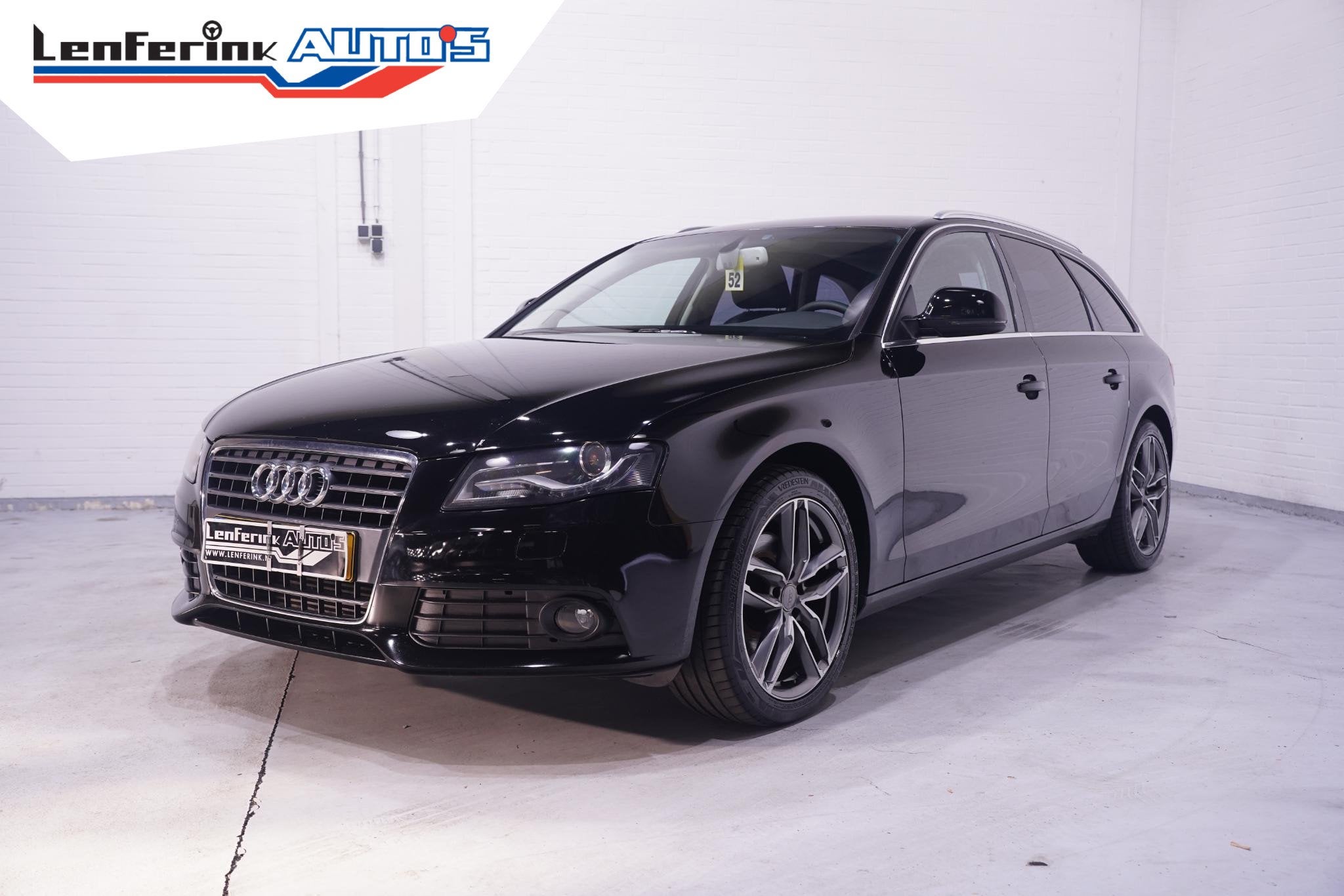 Audi A4 Avant 1.8 TFSI Pro Line Business Clima Navi Leder, Auto's, Voorwielaandrijving, Verwarmde buitenspiegels, Gebruikt, Zwart