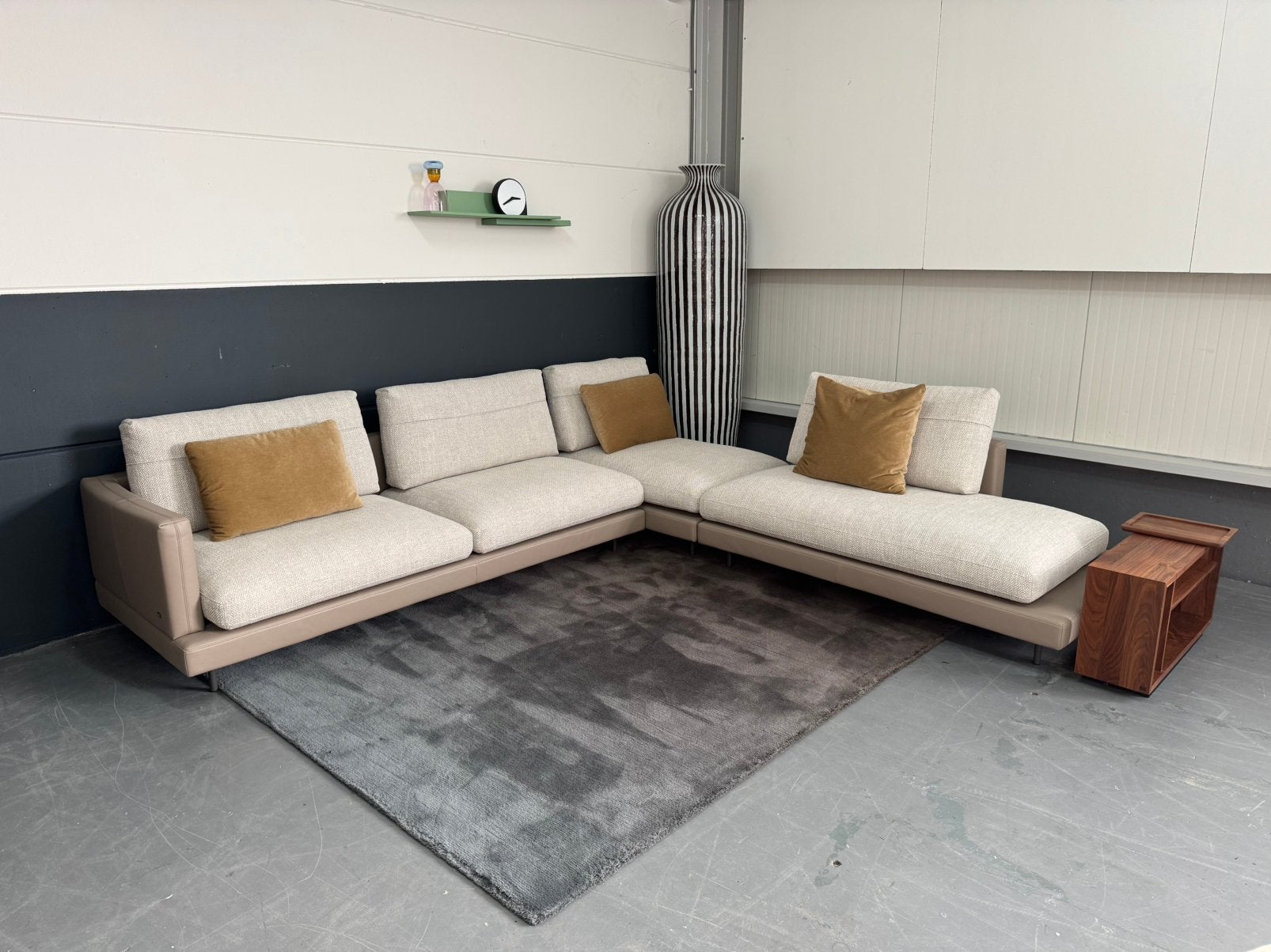 Nieuw Rolf Benz Sina modulaire bank | stof en leder, Ophalen, Design, rolf benz, de sede, artifort, leolux, flexform, minotti