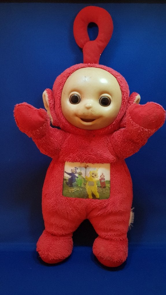 Po Teletubbies knuffel 36cm. 3A20, Tweedehands verkoop, Tweedehands verkoop, Gebruikt, Overige typen