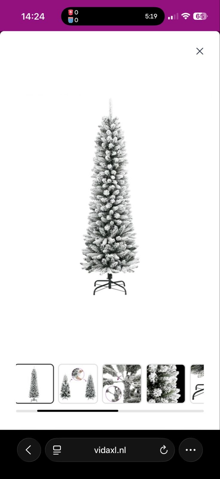 Lennox sneeuw kerstboom, Ophalen, Zo goed als nieuw