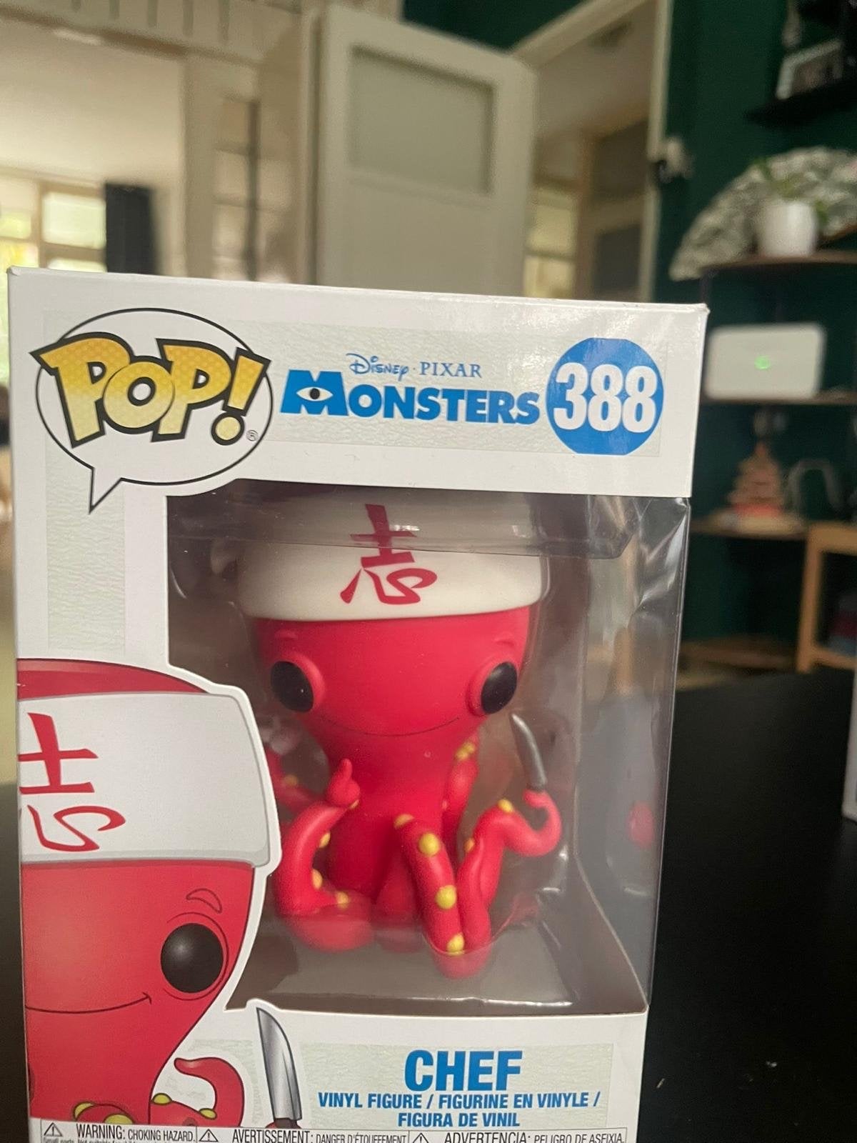 Funko Pop! Monsters Inc. Chef (388) - Zo goed als nieuw, Ophalen of Verzenden, Zo goed als nieuw