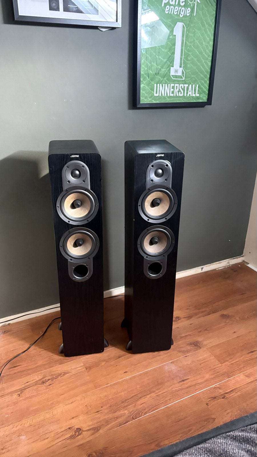 Jamo S 426 Vloerstaande Luidsprekers - 140W, 6 Ohm, Ophalen, Vloerstaande luidspreker, Gebruikt, 120 tot 150 watt
