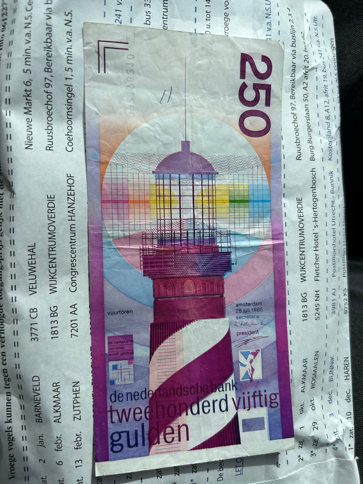 250 gulden, Postzegels en Munten, Ophalen of Verzenden