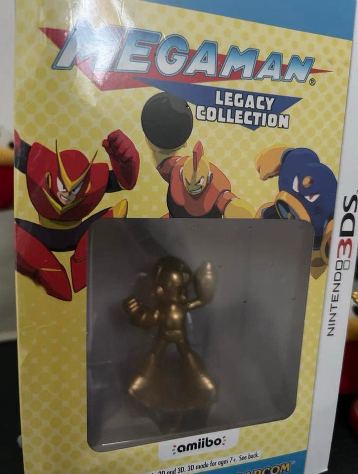 Amiibo Mega Man Gold (originele verpakking), Avontuur en Actie, 1 speler, Nieuw, Ophalen of Verzenden