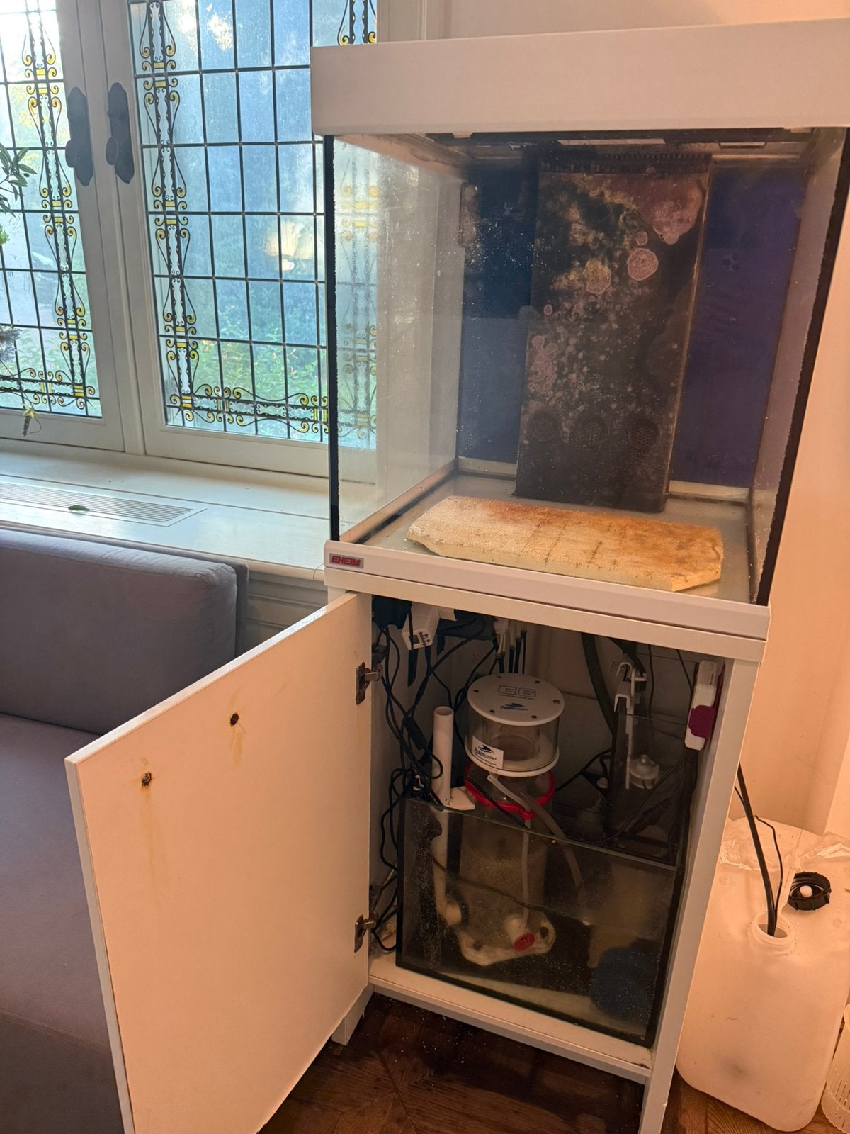 Mooi Zee aquarium, Dieren en Toebehoren, Vissen | Aquaria en Toebehoren, Ophalen, Gebruikt, Leeg aquarium