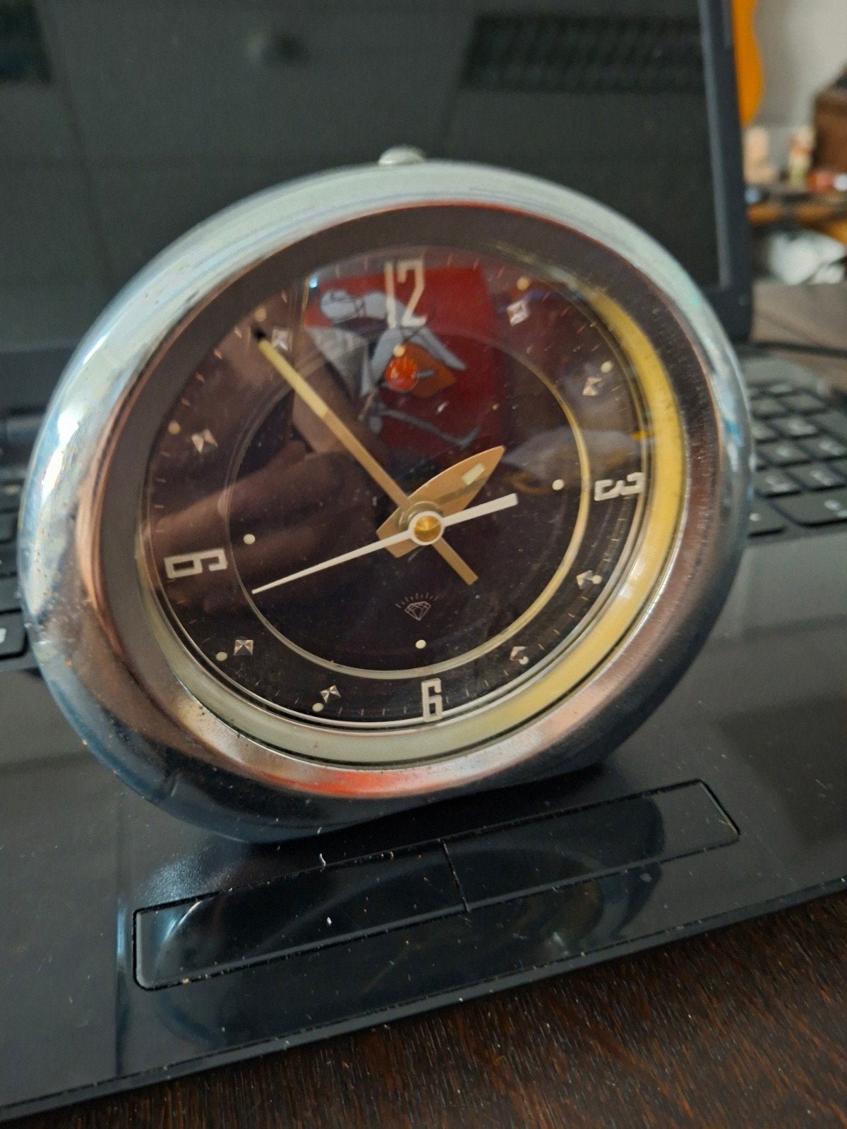 Vintage Space Age Wekker – Diamond (Shanghai, China)Jaren 70, Ophalen of Verzenden, Huis en Inrichting
