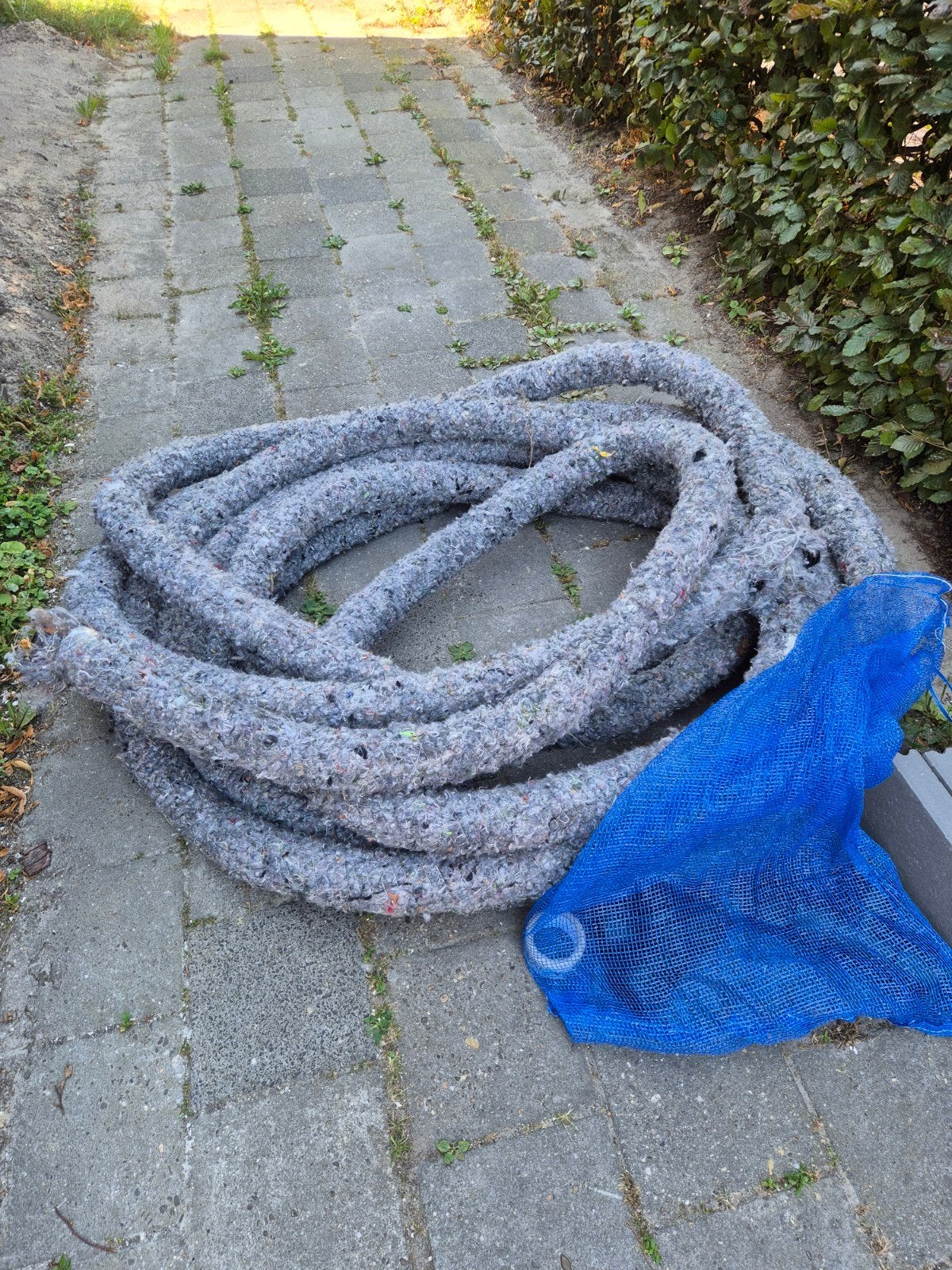 Drainage buis 30 meter 80mm, Ophalen, Gebruikt, 6 meter of meer, 80 mm of meer