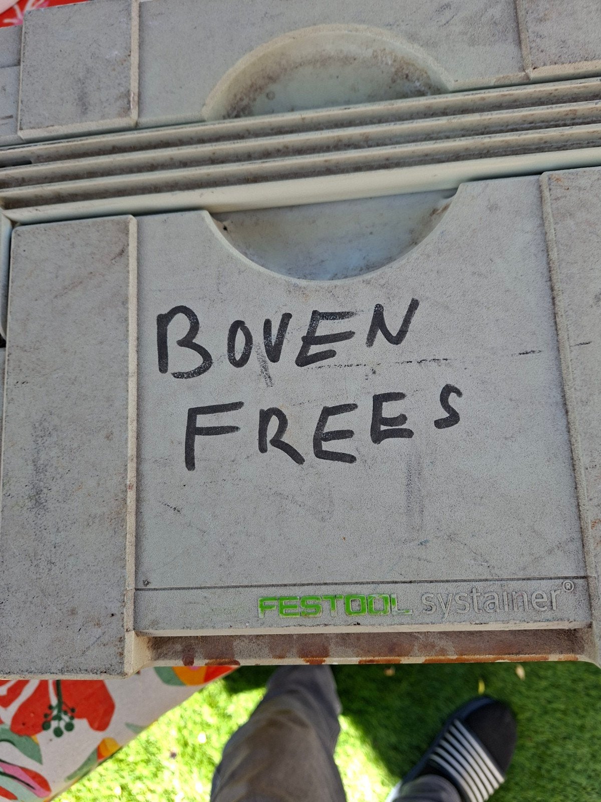 Festool Bovenfrees in Systainer - Gebruikt, Doe-het-zelf en Verbouw, Gereedschap | Freesmachines, Ophalen, Gebruikt, Bovenfrees