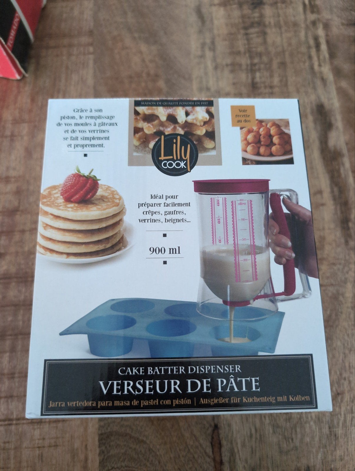Beslag dispenser - Lily Cook 900 ml, Overige typen, Kunststof, Nieuw, Ophalen of Verzenden
