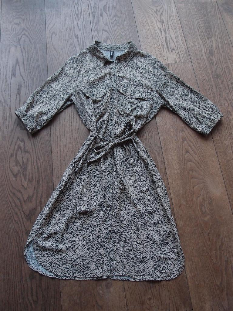Mooie Shoeby Eksept dames meisjes blouse jurk knoopkoord L, Beige, Maat 42/44 (L), Ophalen of Verzenden, Zo goed als nieuw