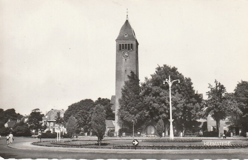 Heemstede Kerk Valkenbugerplein, Ophalen of Verzenden, 1940 tot 1960, Ongelopen, Noord-Holland