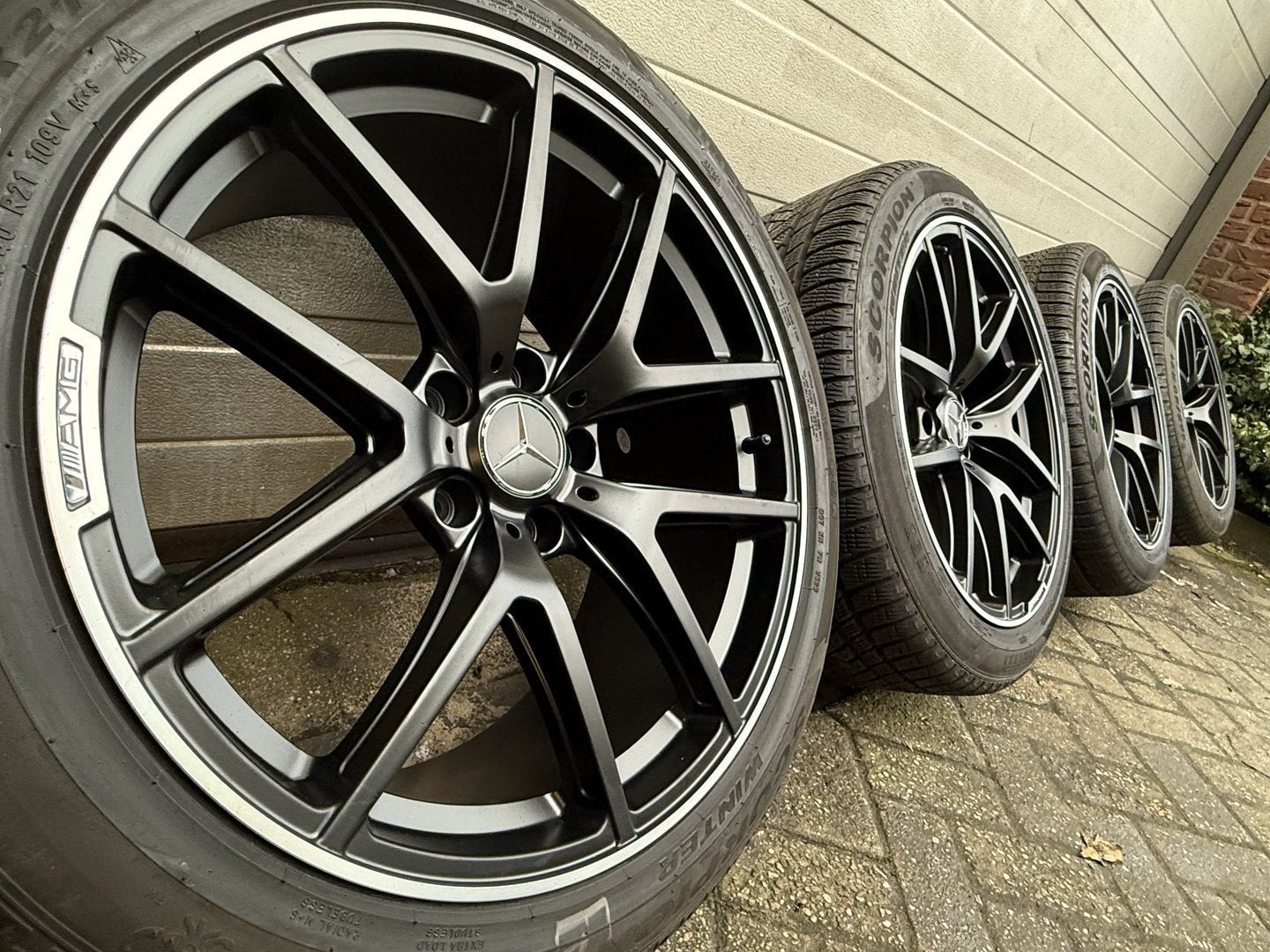 21  Mercedes AMG G klasse G500 G63 G55 W461 W463 W65 velgen, -, 285 mm, -, Banden en Velgen