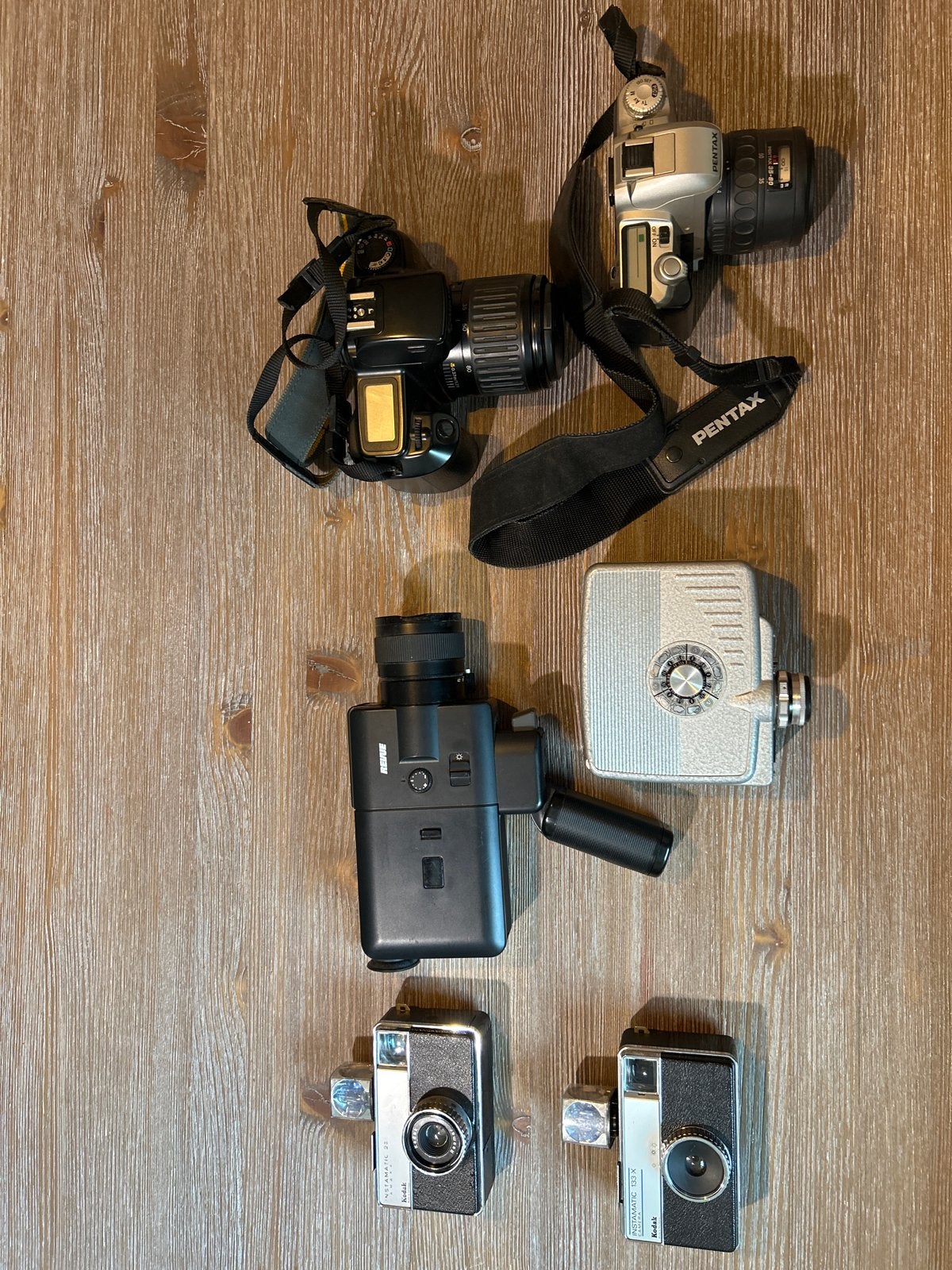 6 Antieke Camera's - Collectie Klassieke Fotografie, Audio, Tv en Foto, Fotocamera's Analoog, Gebruikt, Spiegelreflex, Overige Merken