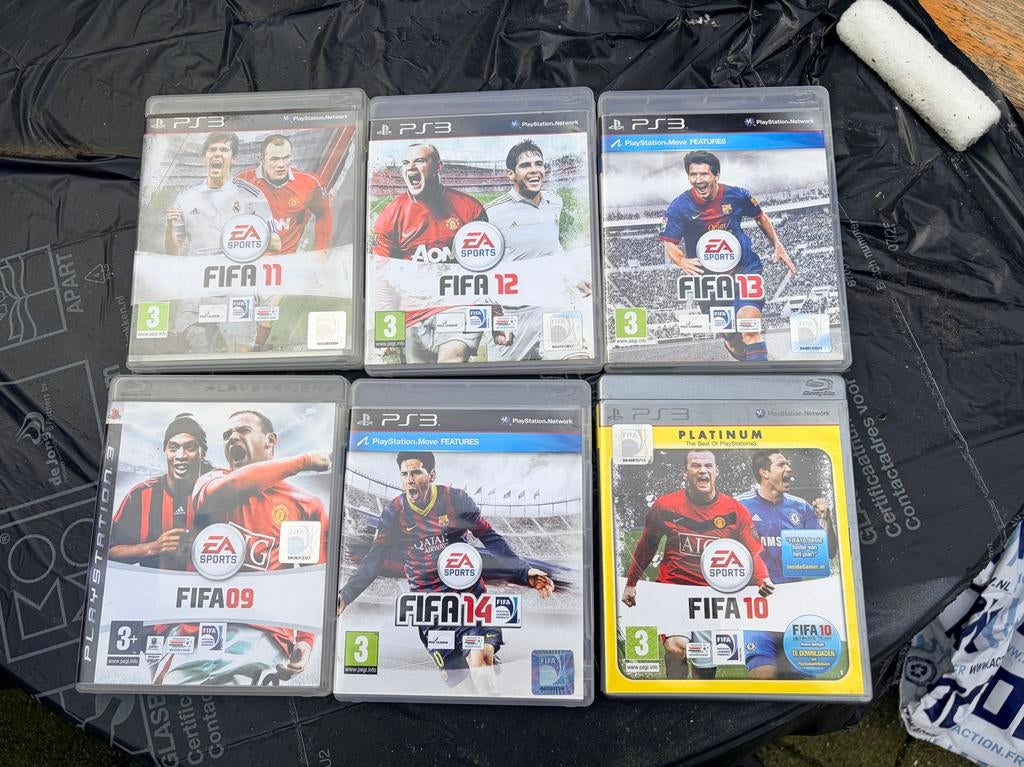 FIFA PS3 Games Collectie (09, 10, 11, 12, 13, 14), Gebruikt, Eén computer, Ophalen of Verzenden, Sport