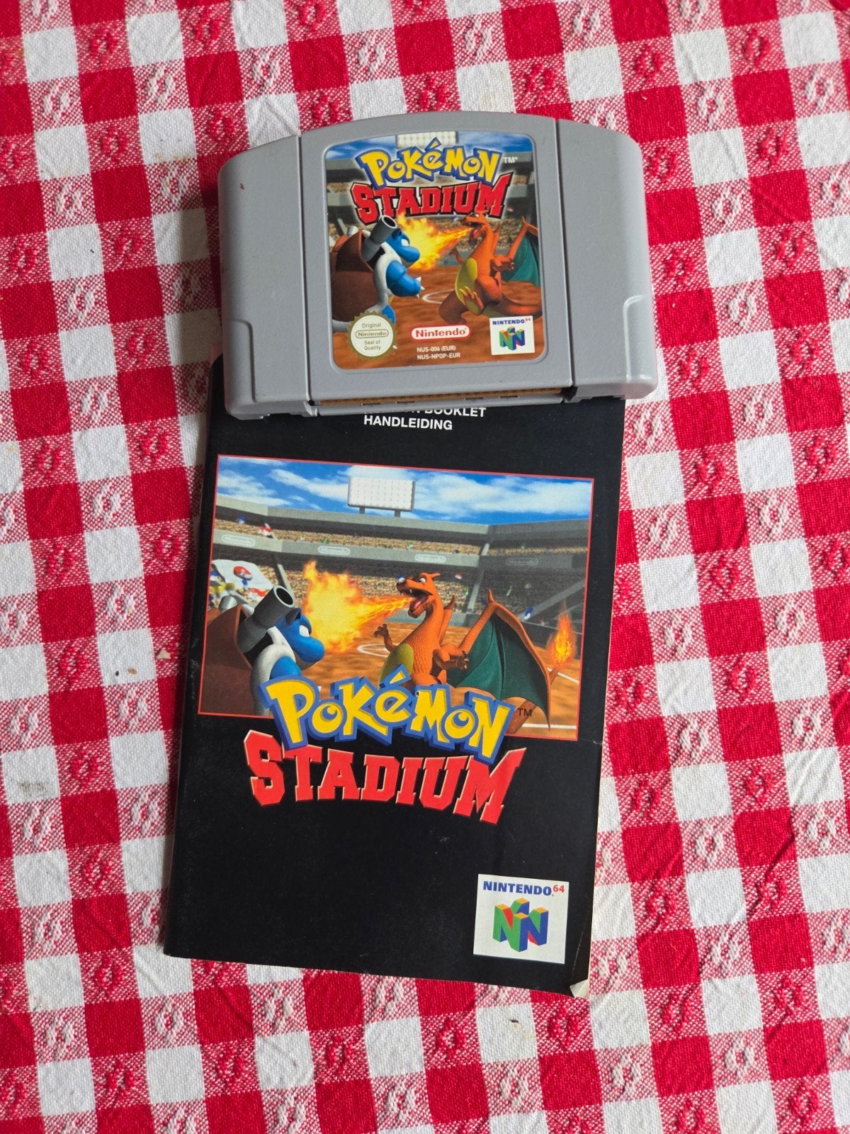 Pokémon Stadium Nintendo 64 met handleiding, Spelcomputers en Games, Ophalen, Gebruikt, 1 speler, Role Playing Game (Rpg)