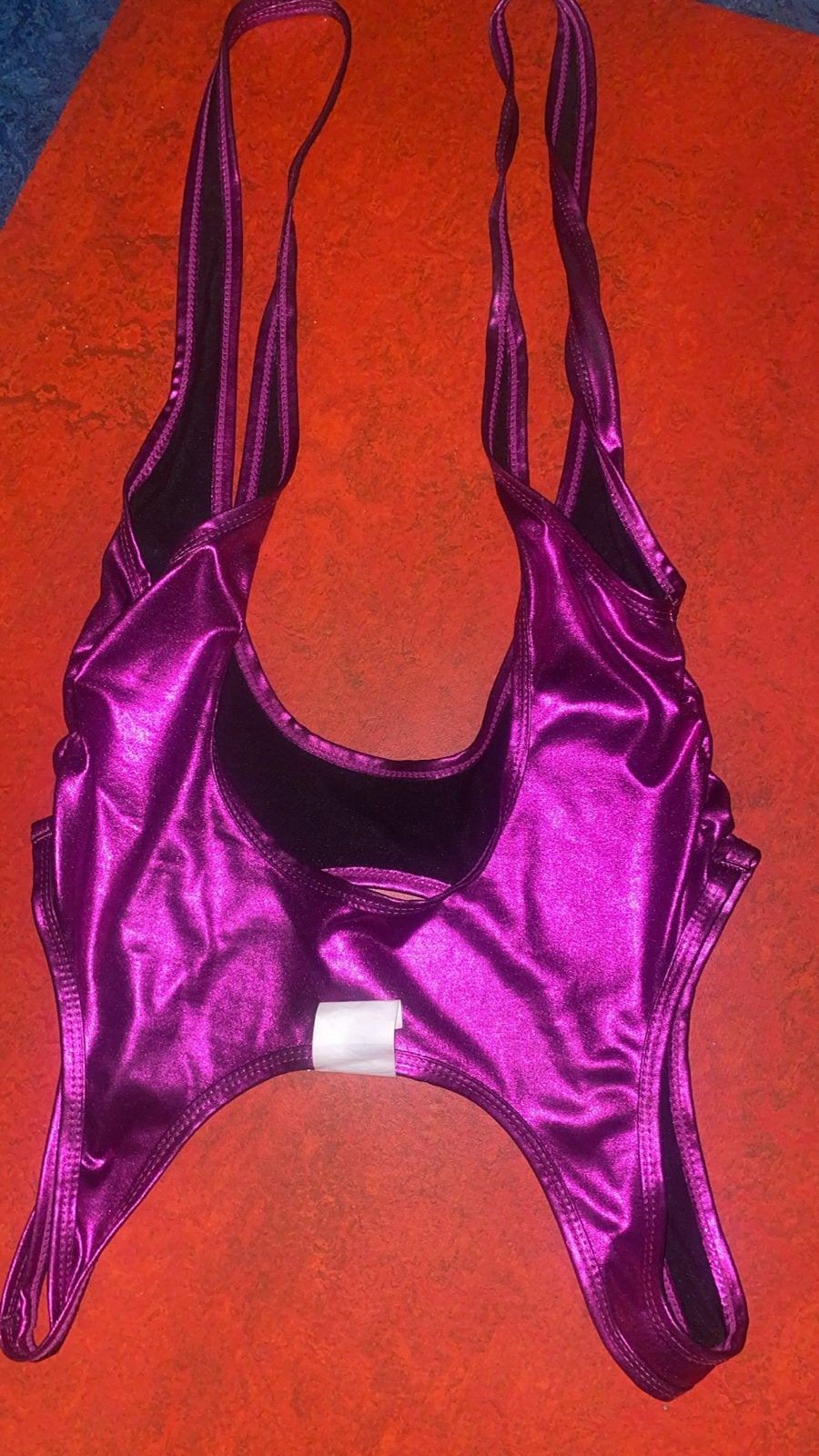 Lingerie gay, Ophalen of Verzenden, Zo goed als nieuw, Paars, Badpak