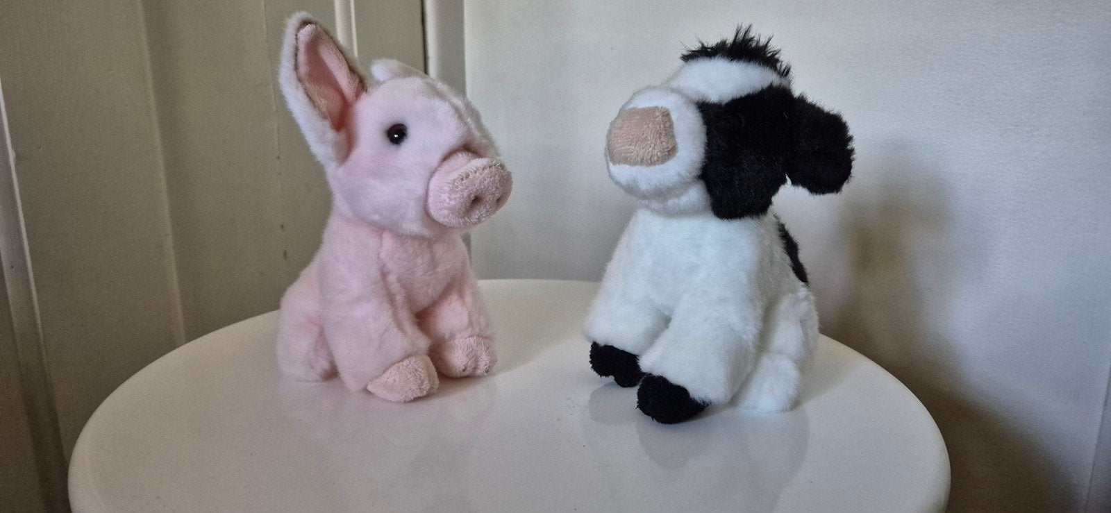 Lil Friends pluche knuffel varkentje en koe zgan, Ophalen of Verzenden, Zo goed als nieuw
