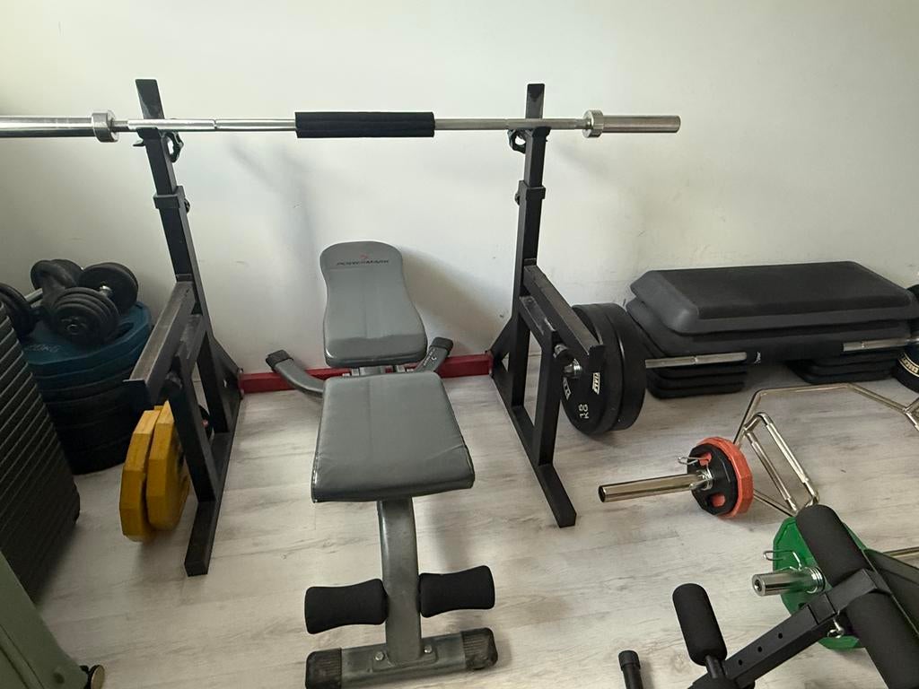 Complete home gym, Ophalen of Verzenden, Zo goed als nieuw, Fitnessbank