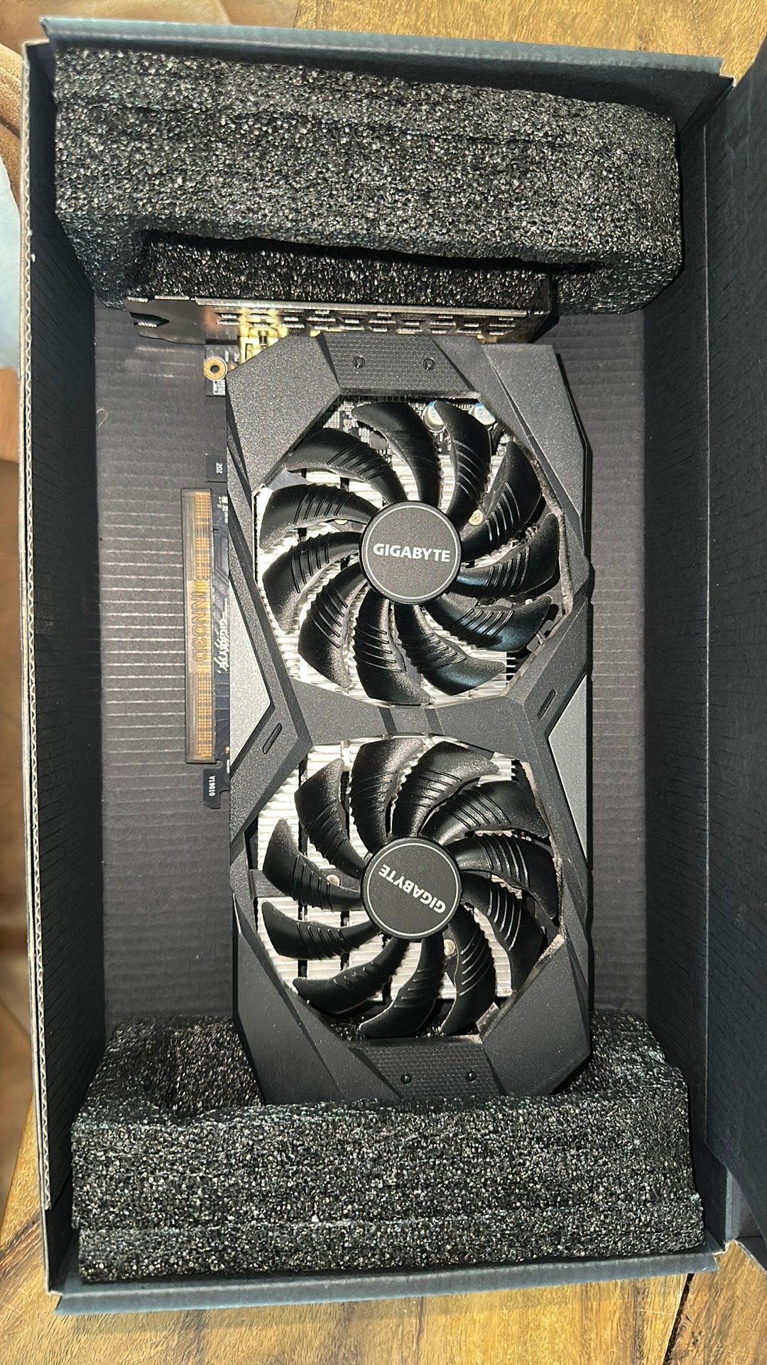 Gigabyte GeForce GTX 1050 Ti Windforce OC 4GB, Ophalen, Zo goed als nieuw, GDDR5, PCI-Express 3