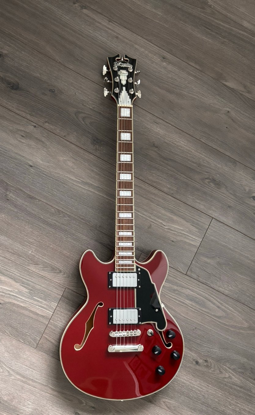 D’Angelico Premier Mini DC Burnt Red, Ophalen of Verzenden, Zo goed als nieuw, Fender