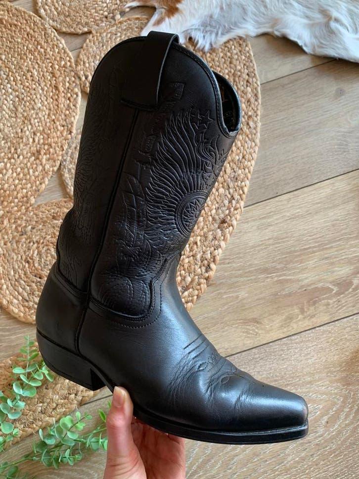 Nevada cowboylaarzen 38 39 western boots laarzen, Hoge laarzen, -, Zwart, -