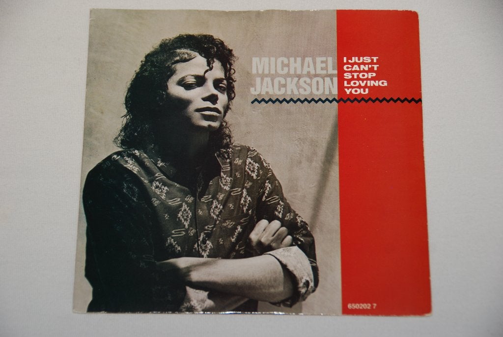 Michael Jackson – I Just Can’t Stop Loving You 7” Vinyl, Fotohoes, Ophalen of Verzenden, Gebruikt, Pop