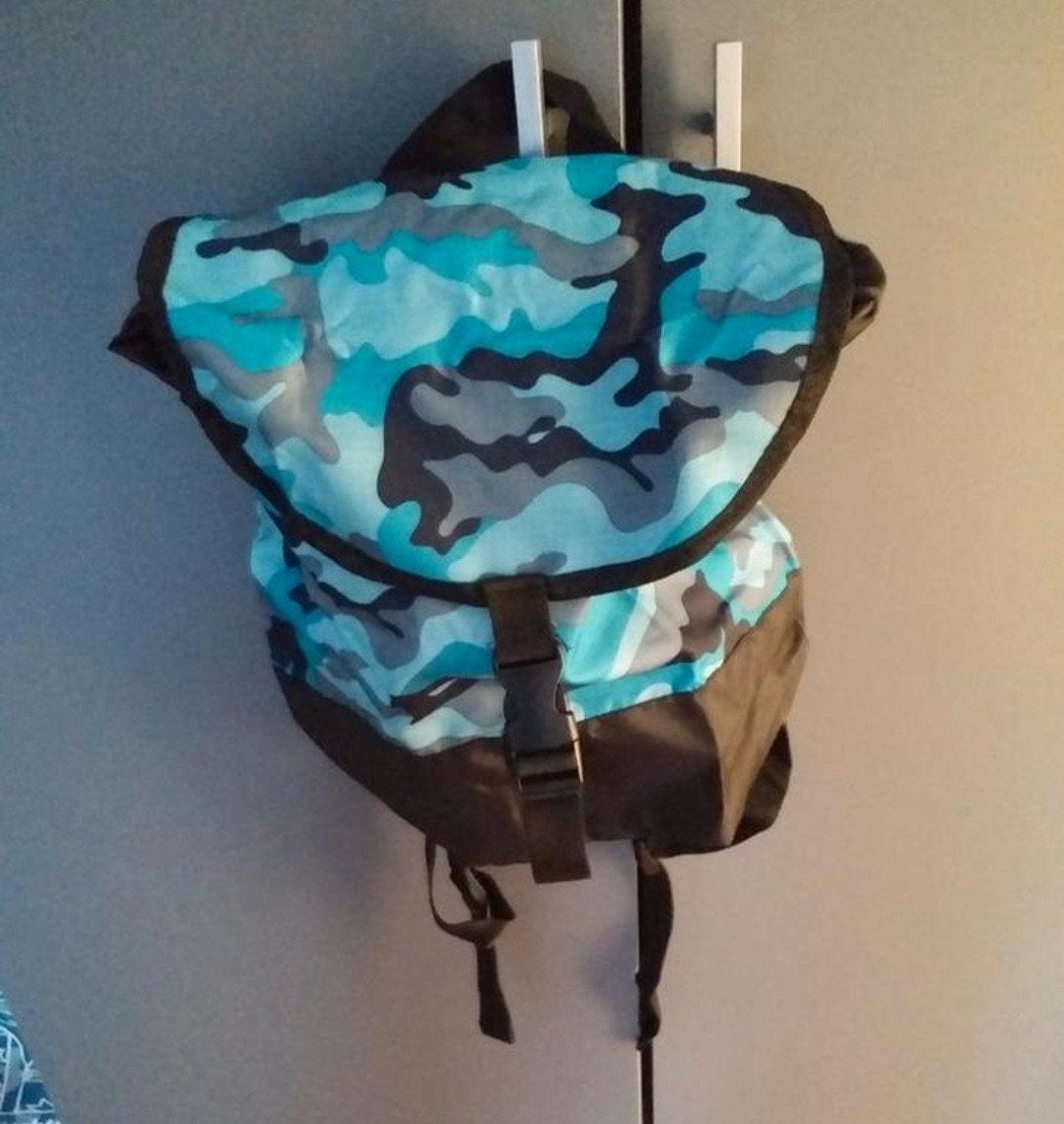 2x Camouflage Rugzakken - Blauw en Groen, Overige merken, Gebruikt, 25 tot 40 cm, Ophalen of Verzenden