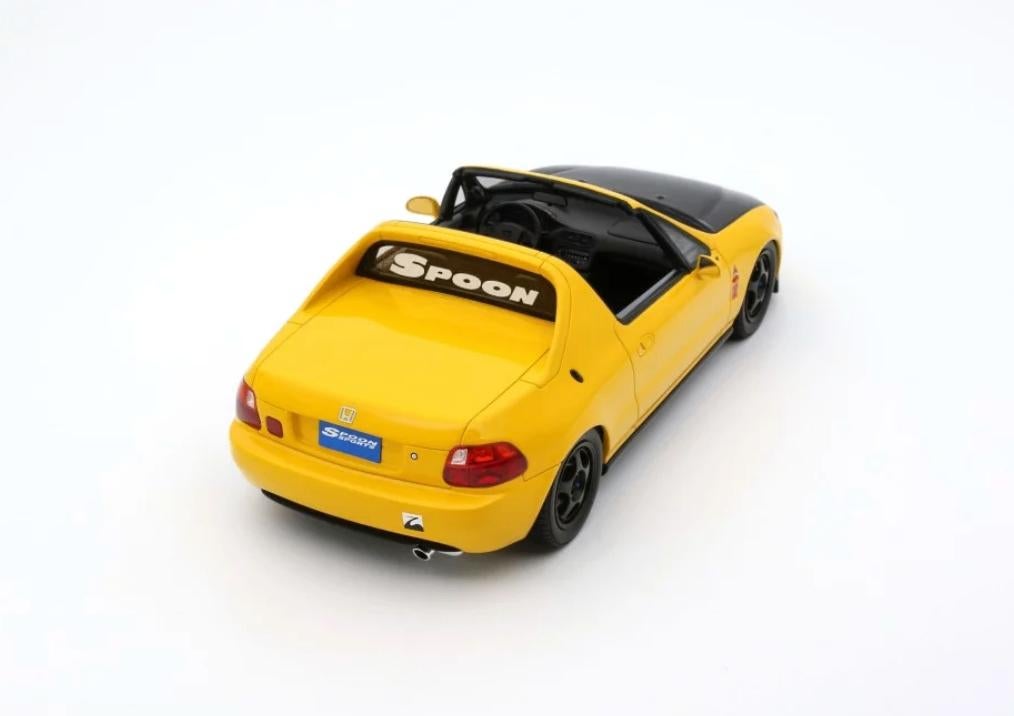Honda Civic Del Sol Phoenix Geel 1996 schaal 1/18 OT1154, Verzenden, Nieuw, Auto, OttOMobile