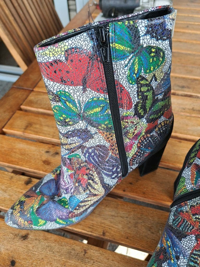 Mascolori dames laarsjes maat 40 Heel mooi, Overige kleuren, Lage of Enkellaarzen, Ophalen of Verzenden, Zo goed als nieuw