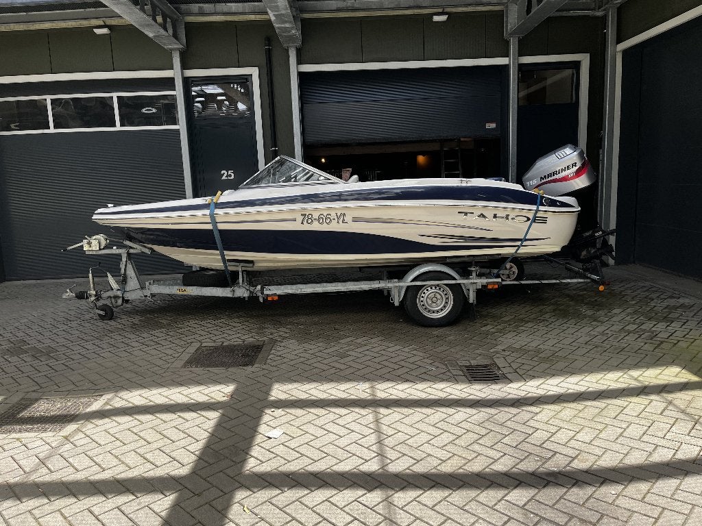 Tahoe Q4 Speedboot 2006 - 115 PK Mariner - incl. trailer, Watersport en Boten, Speedboten, Ophalen, Overige merken, Gebruikt, 70 tot 120 pk