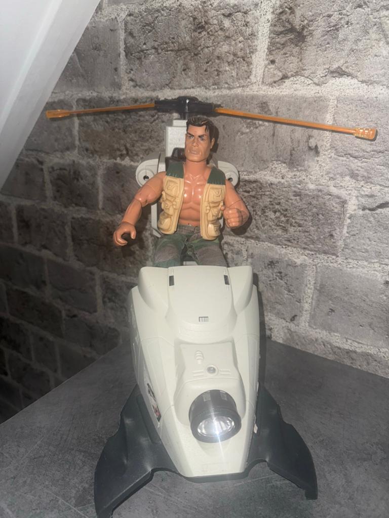 Action Man met helikopterrugzak, Ophalen of Verzenden, Gebruikt