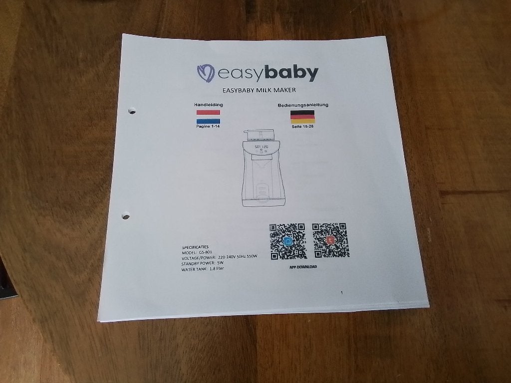 Easybaby  Milk Maker, Kinderen en Baby's, Badjes en Verzorging, Zo goed als nieuw, Overige typen, Overige merken, Ophalen