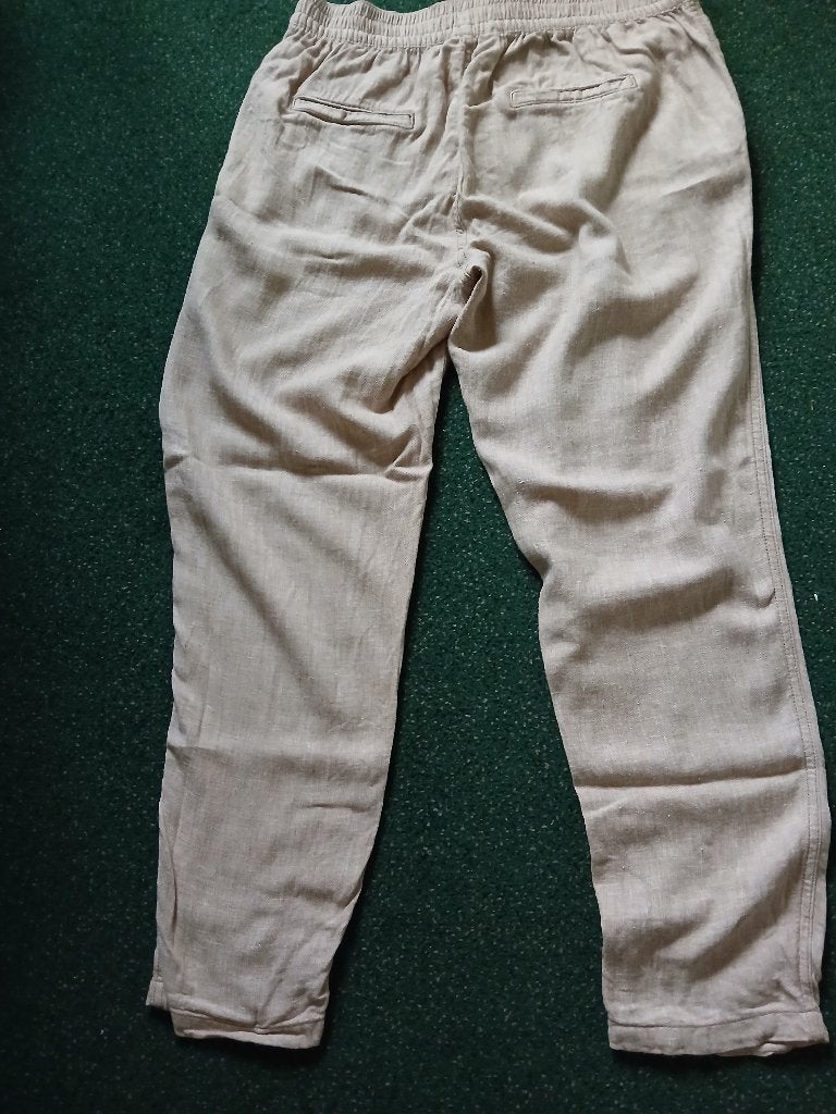 Nutmeg zomerbroek, Maat 38/40 (M), Beige, Ophalen of Verzenden, Zo goed als nieuw