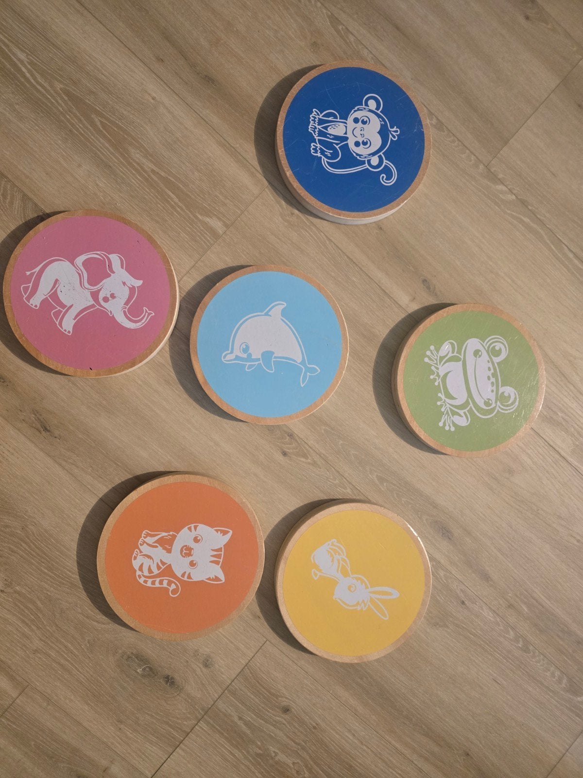 6 Houten stapstenen, Ophalen of Verzenden