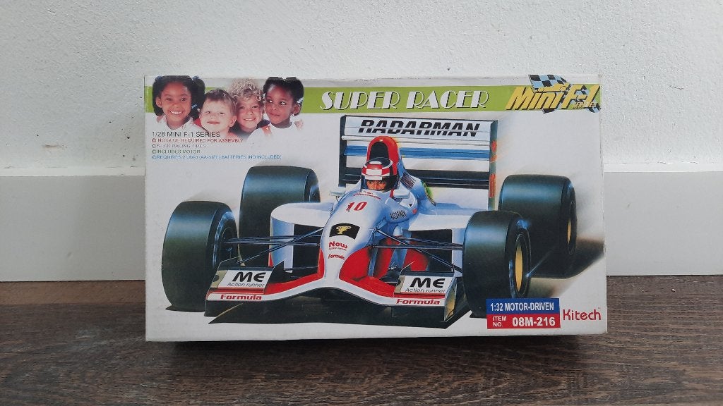 Kitech 08M-216 Super Racer MiniF1 Series 1:28 Modelbouw Auto, Hobby en Vrije tijd, Overige merken, Auto, Groter dan 1:32, Nieuw