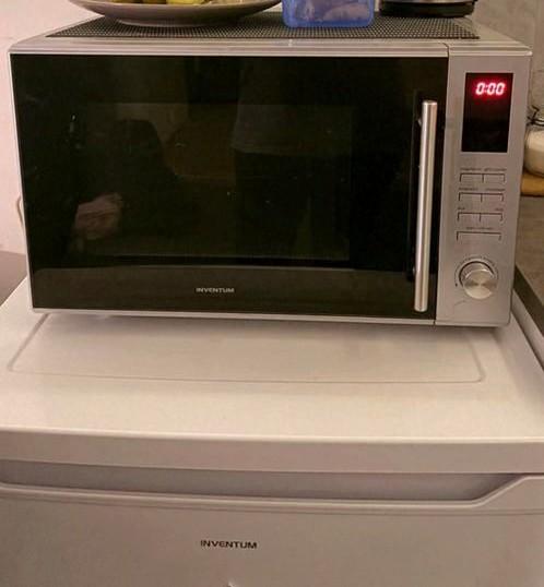 Inventum Combimagnetron in zeer goede staat., Witgoed en Apparatuur, Magnetrons, Ophalen, Zo goed als nieuw, Grill