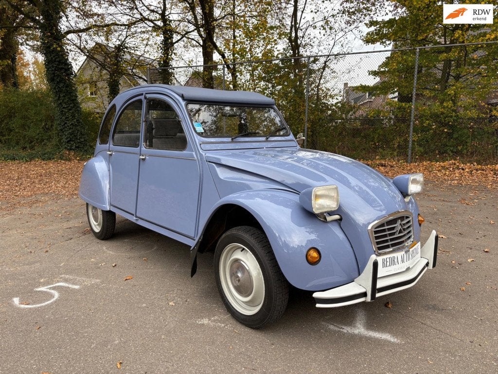 Citroen 2 CV 2CV6 Club NL auto, slechts 14.000 km! aantoonba, Auto's, Voorwielaandrijving, Stof, 602 cc, Citroën