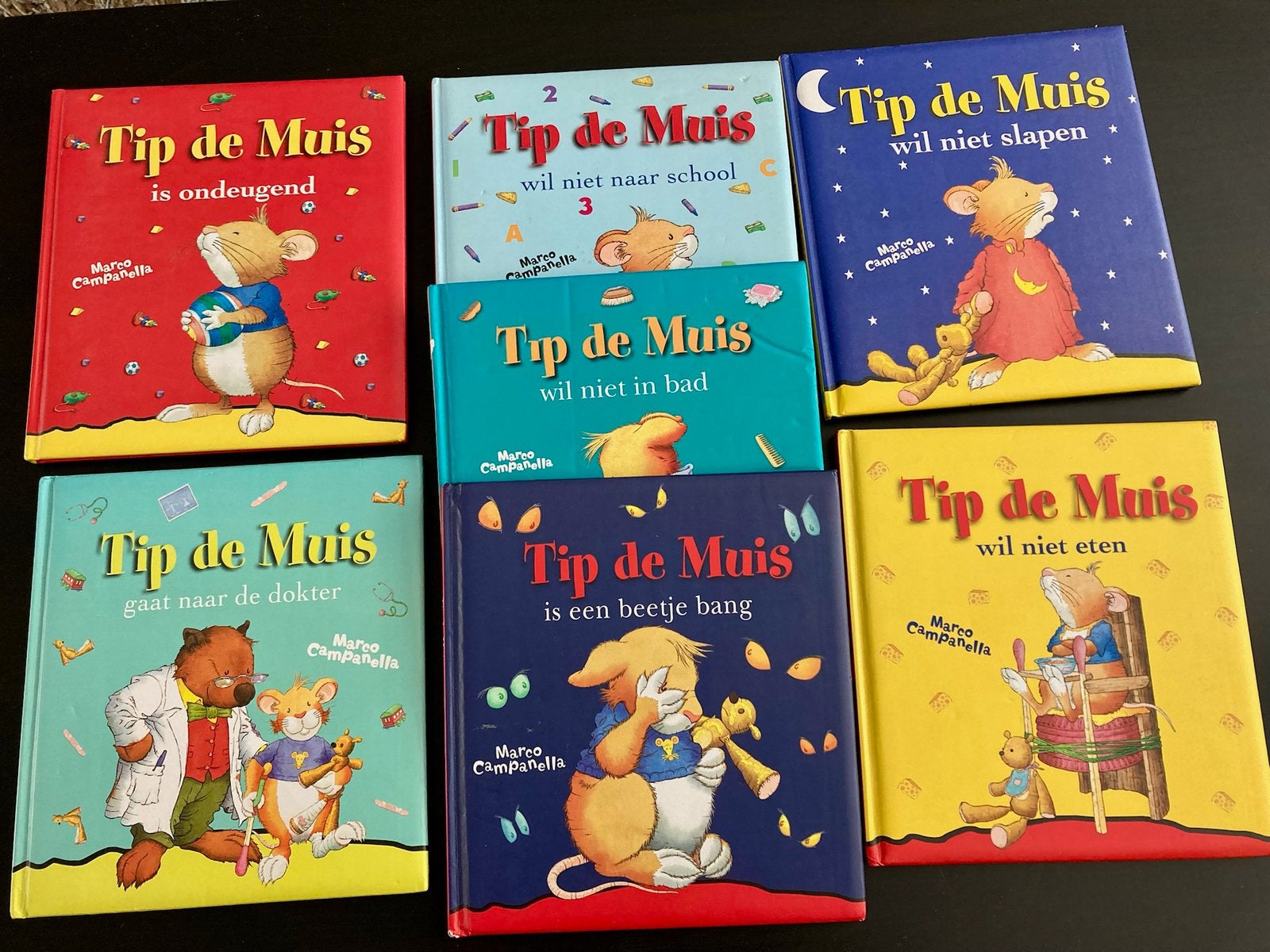 7 boeken van Tip de Muis (per stuk €5), Boeken, Ophalen of Verzenden, Zo goed als nieuw